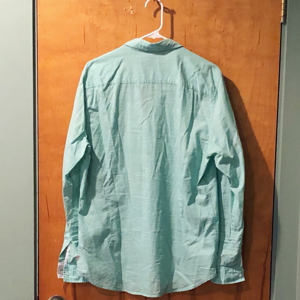 Guess - Teal Button Down Shirt - Picture 3 of 3